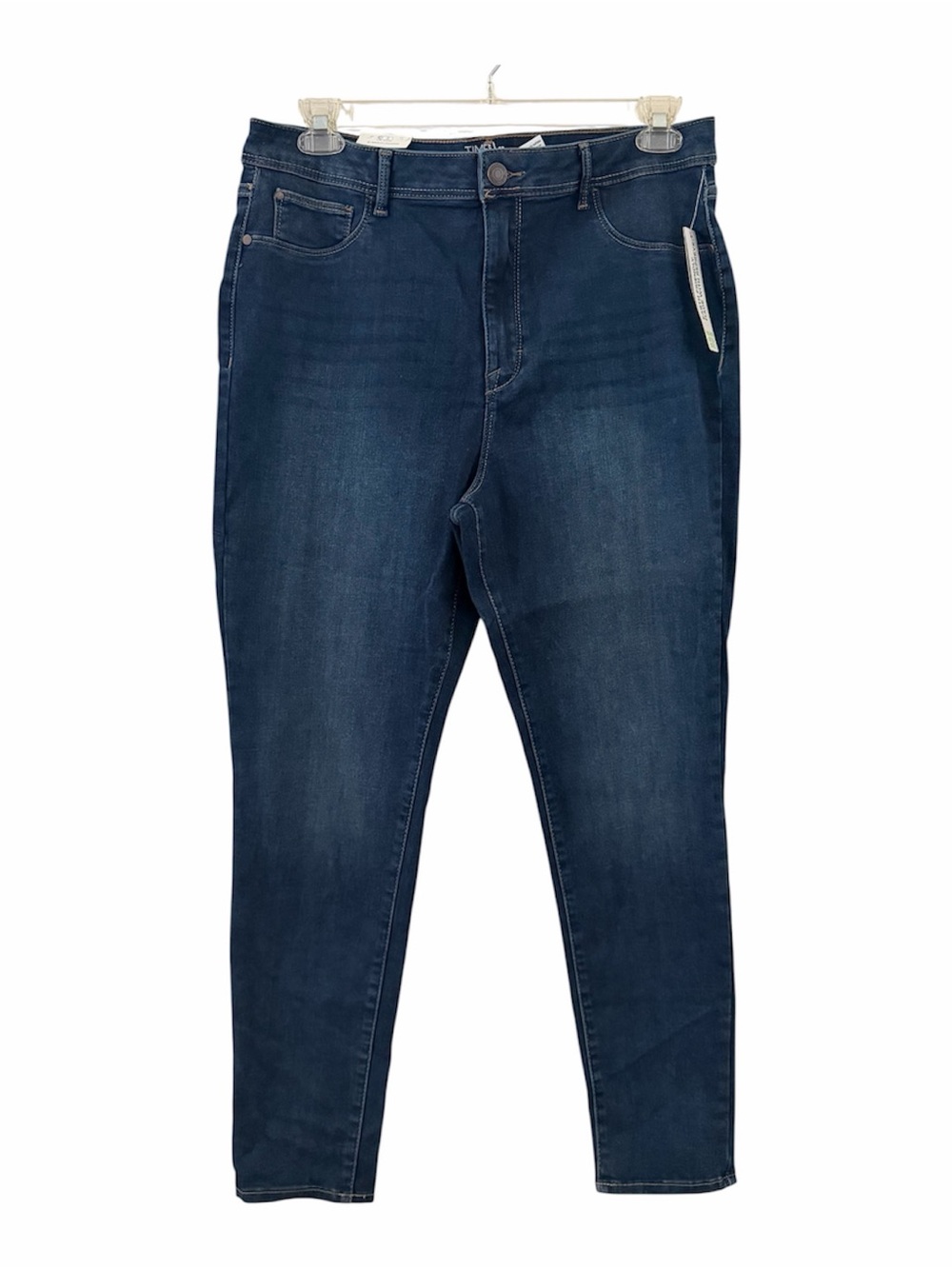Time and Tru High Rise Sculpting Jegging Dark Wash size 18
